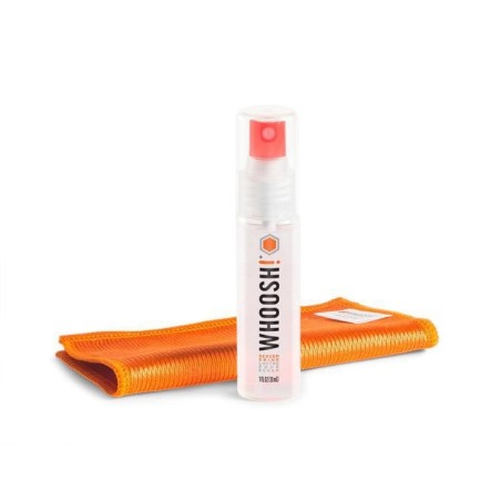 "Whoosh GO 30ml 250 Sprays w/ Cloth - Premium Screen Cleaner for Effortless Shine | Item 1FG30ENFR"